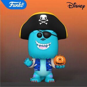 Funko Pop! Disney Monsters Inc Halloween Trick or Treat Pirate Sulley #1486!